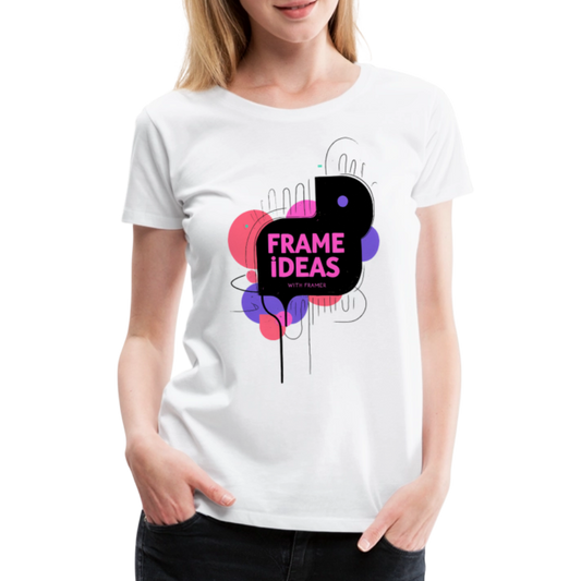 Frame ideas with Framer - Women’s Premium T-Shirt - white