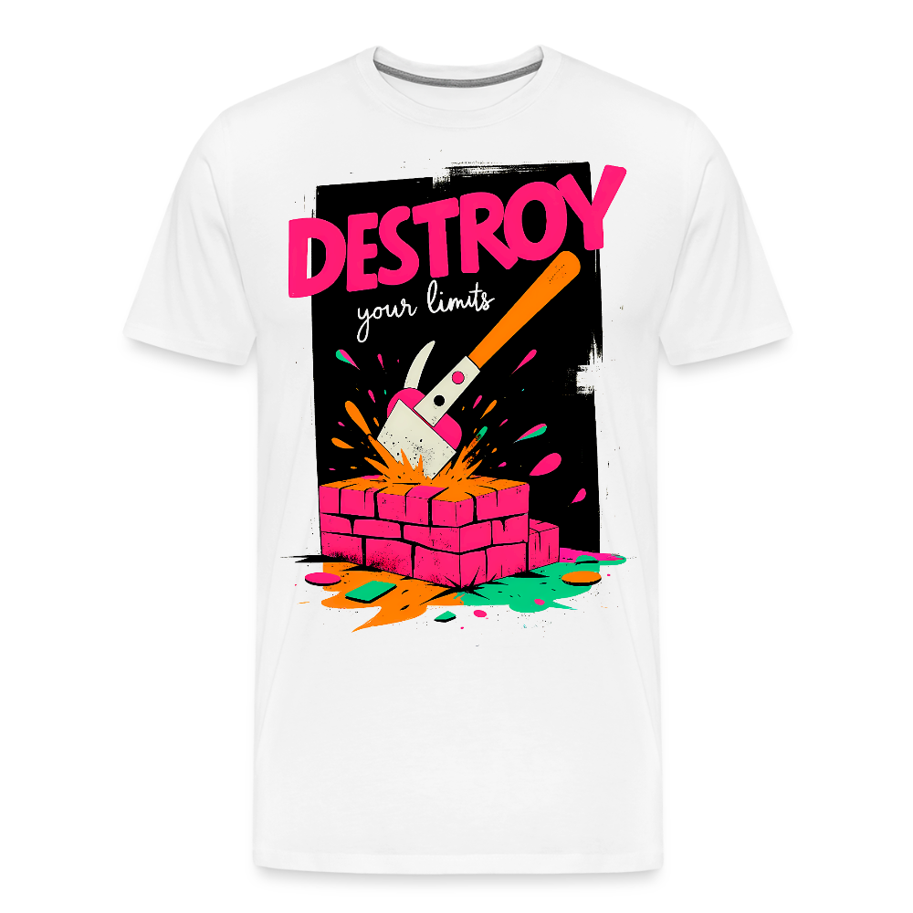 Destroy your Limits - Men’s Premium T-Shirt - KUNST-STOFF STUDIO