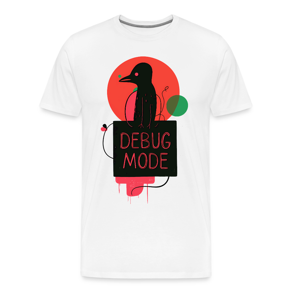 Debug Mode - Men’s Premium T-Shirt - white