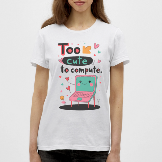 Too cute to compute - Women's T-Shirt - KUNST-STOFF STUDIO