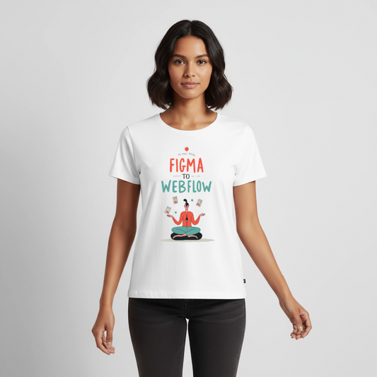 Figma to Webflow - My daily ritual - Women’s Premium T-Shirt - white