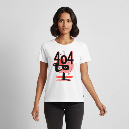 404 - Women’s Premium T-Shirt - white