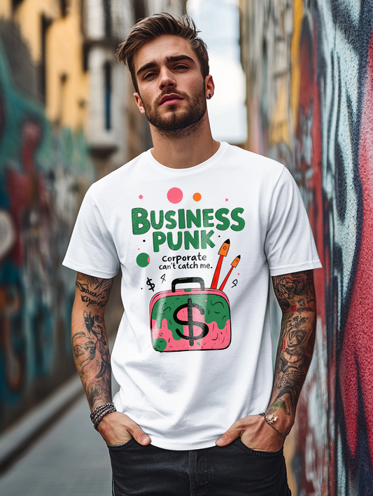 Business Punk - Corporate can´t catch me - Men’s Premium T-Shirt