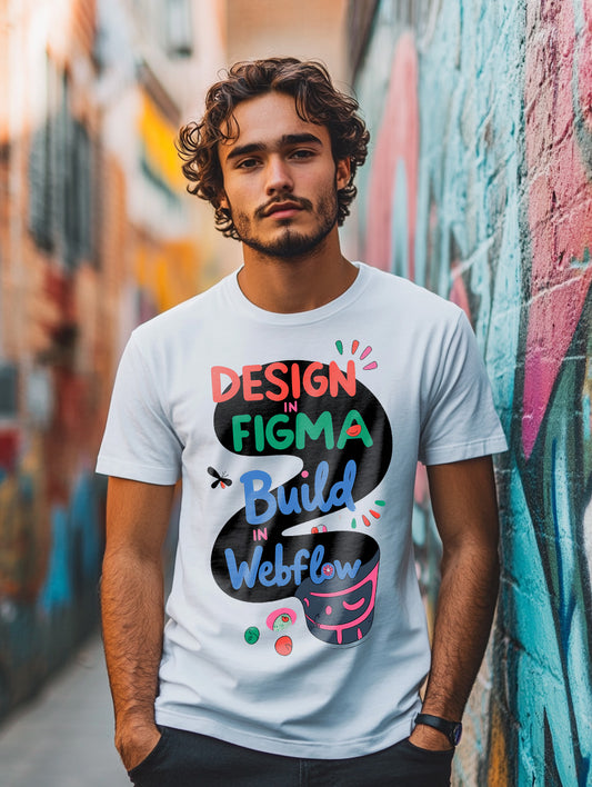 Design in Figma - Build in Webflow - Men’s Premium T-Shirt