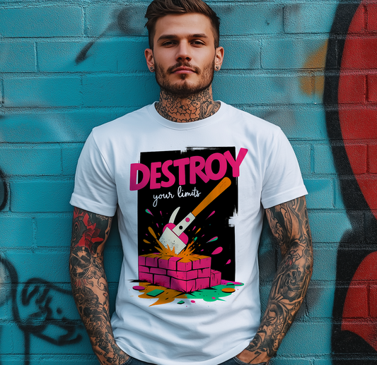 Destroy your Limits - Men’s Premium T-Shirt - KUNST-STOFF STUDIO
