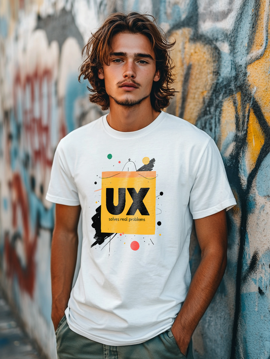 UX solves real problems - Men’s Premium T-Shirt