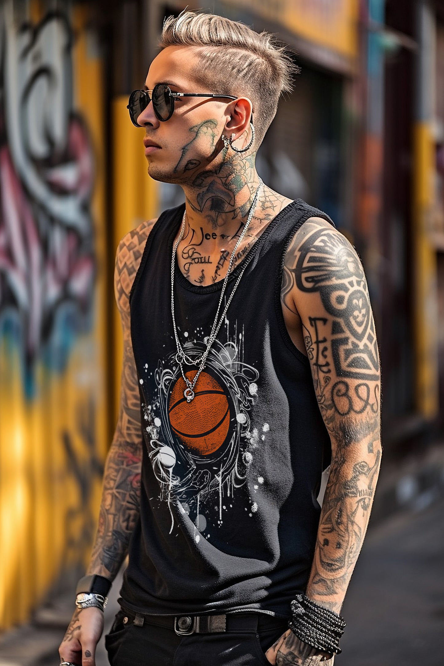 BasketBall - Men’s Premium Tank Top