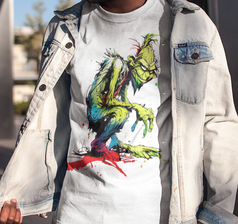 Grinch Urban Art - T-Shirt für Männer