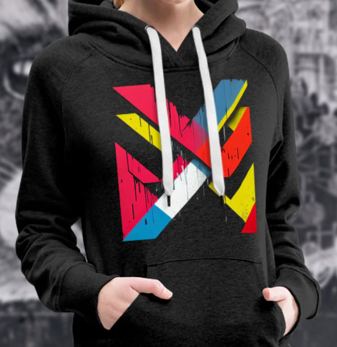 Geometry - Premium Hoodie for Women