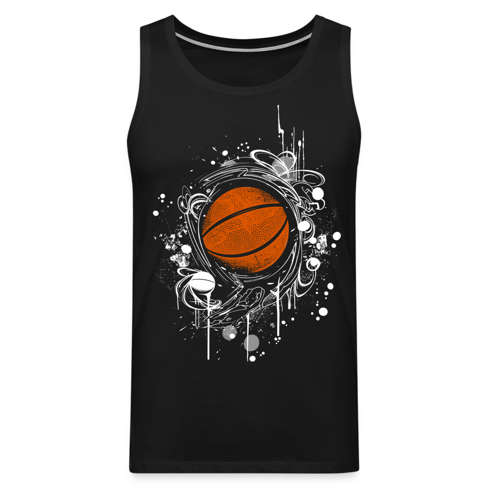 BasketBall - Men’s Premium Tank Top - black