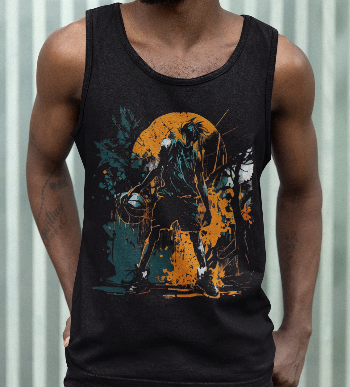 Abstract Basketball - Tank Top for Men