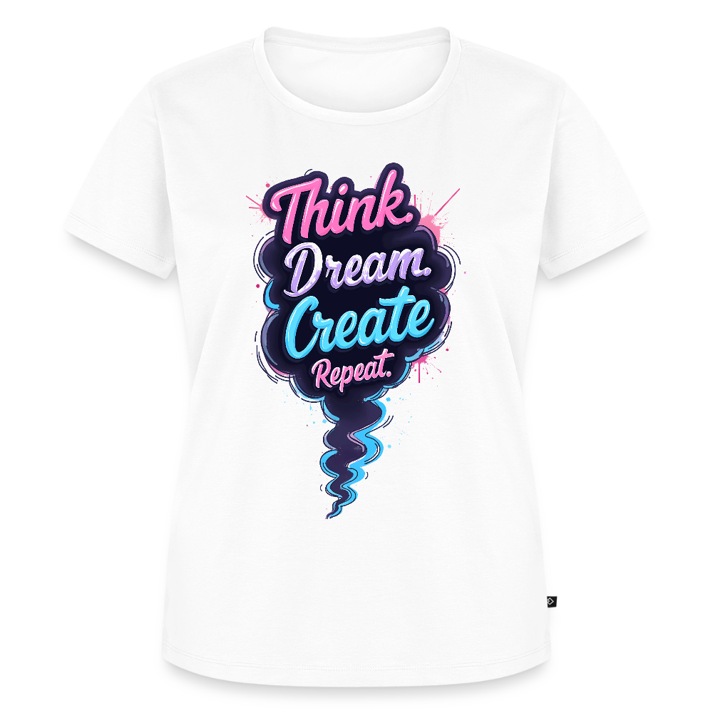 Think. Dream. Create. Repeat. - Women’s Premium T-Shirt - white