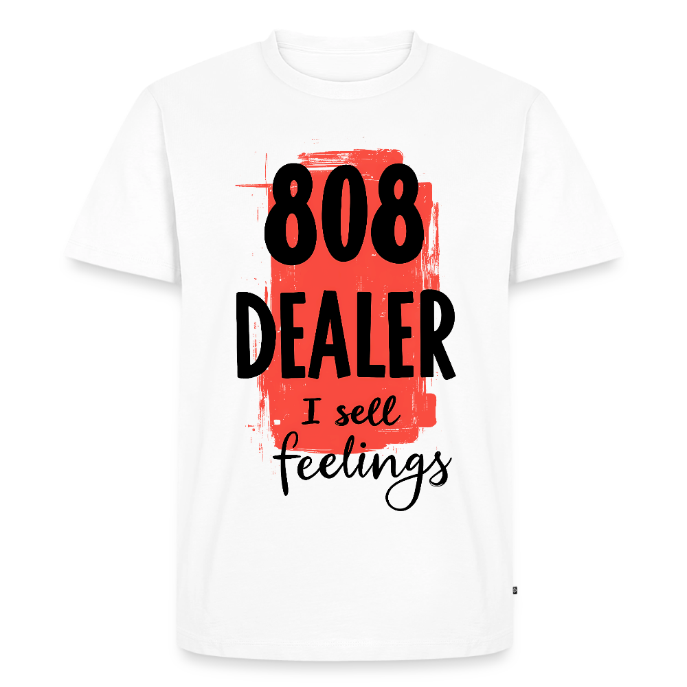 808 Dealer - I sell feelings - Men’s Premium T-Shirt - white