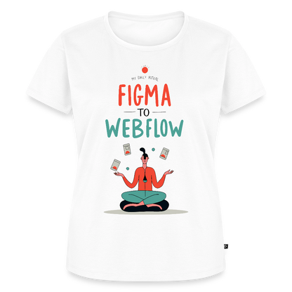 Figma to Webflow - My daily ritual - Women’s Premium T-Shirt - white