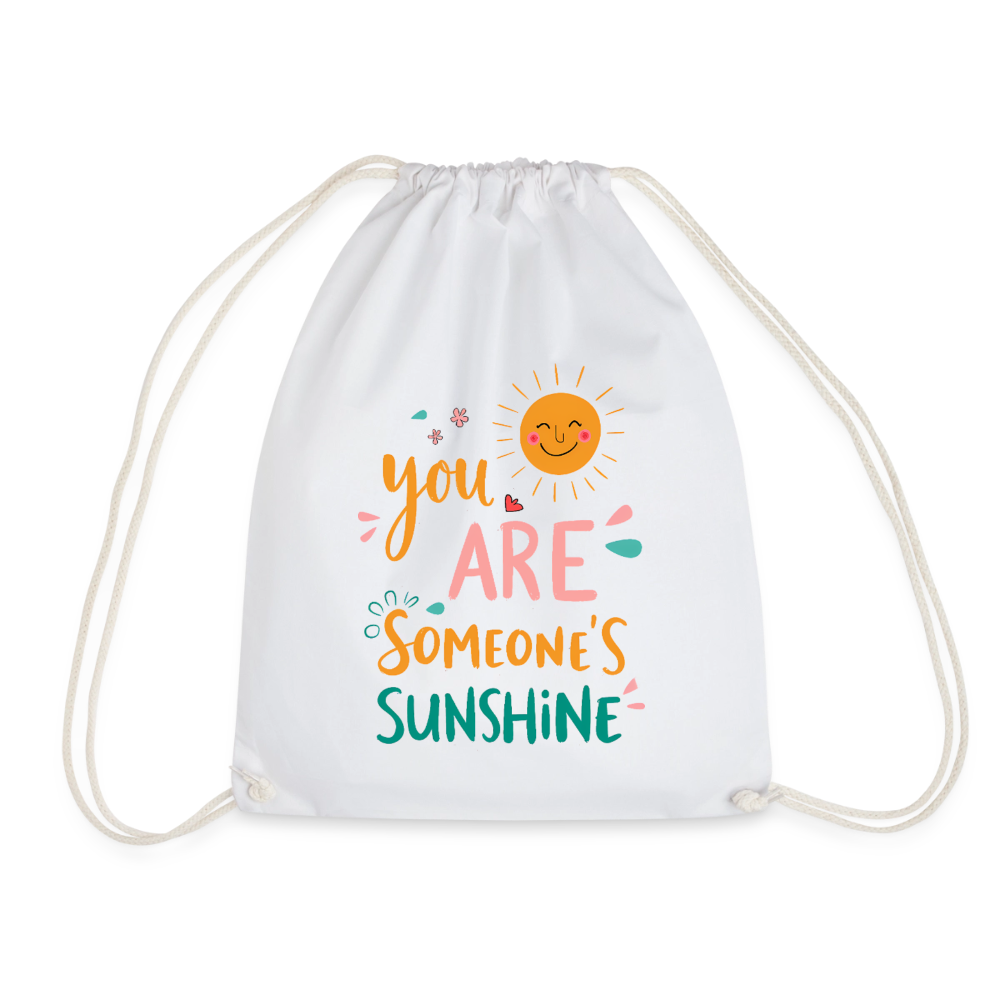 Drawstring Bag - white