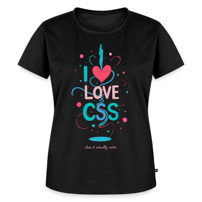 I love CSS when it actually works - Women’s Premium T-Shirt - black