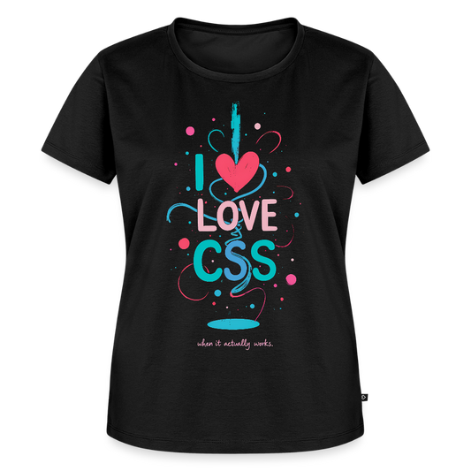 I love CSS when it actually works - Women’s Premium T-Shirt - black