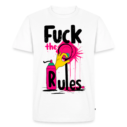 F**K the Rules - Men’s Premium T-Shirt - white