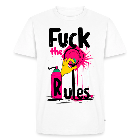 F**K the Rules - Men’s Premium T-Shirt - white