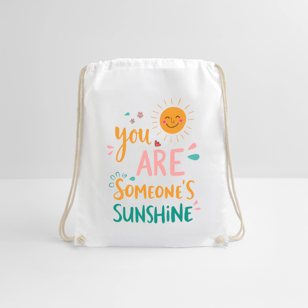 Drawstring Bag - white