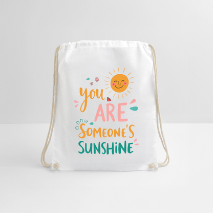 Drawstring Bag - white