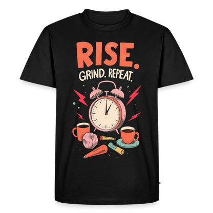 Rise. Grind. Repeat. - Men’s Premium T-Shirt - black