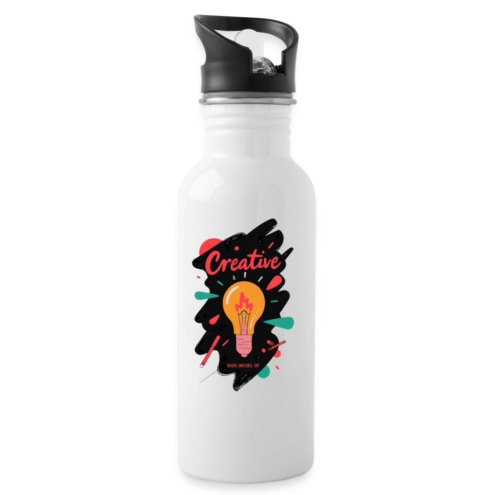 Water Bottle - white