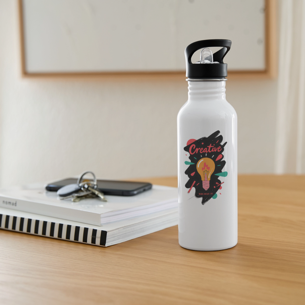 Water Bottle - white