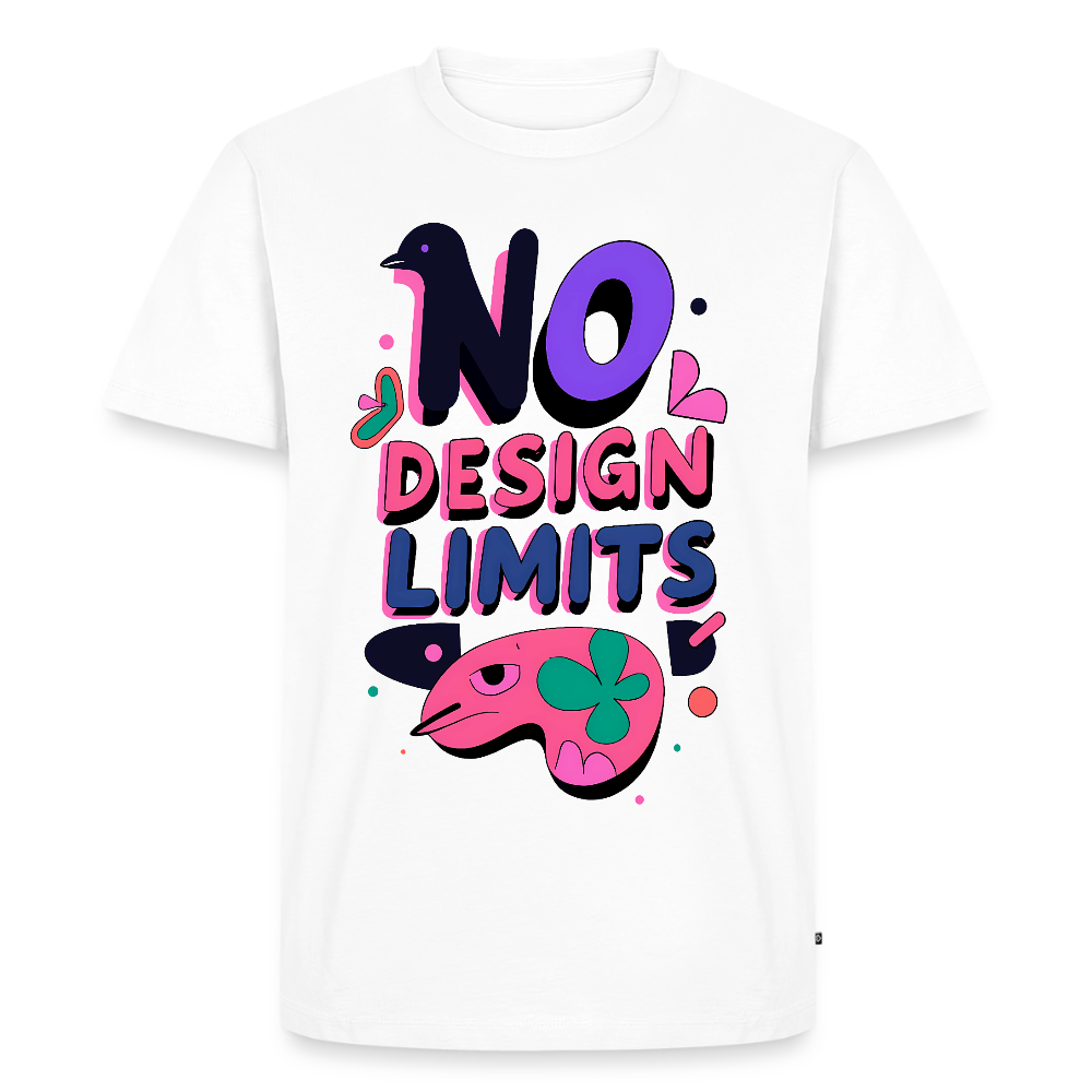 No Design Limits - Men’s Premium T-Shirt - white