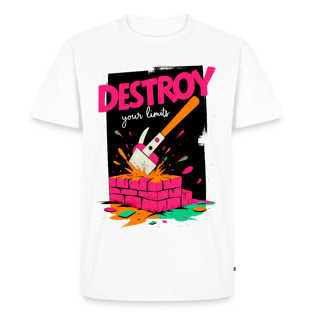 Destroy your Limits - Men’s Premium T-Shirt - white
