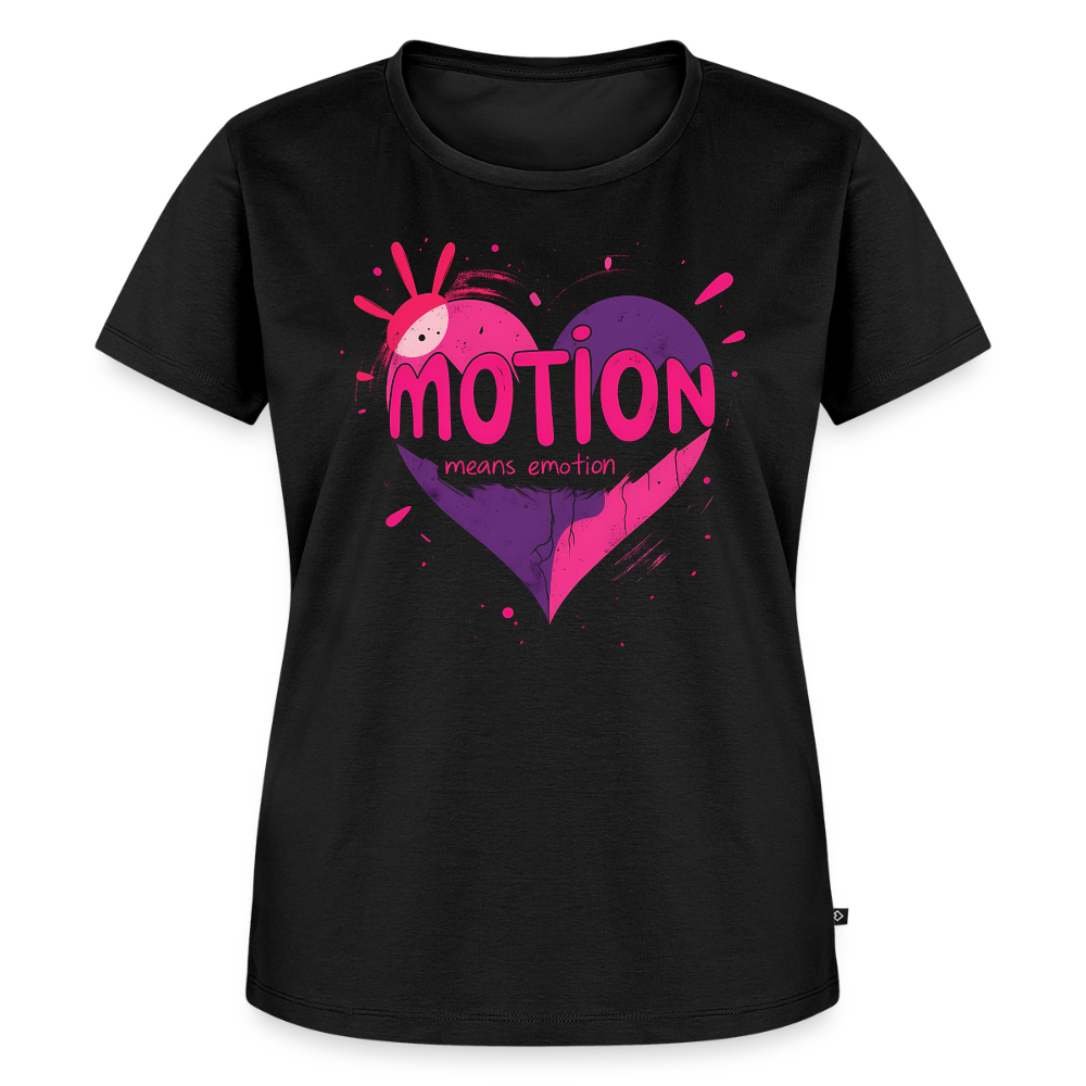 motion means emotion - Women’s Premium T-Shirt - black
