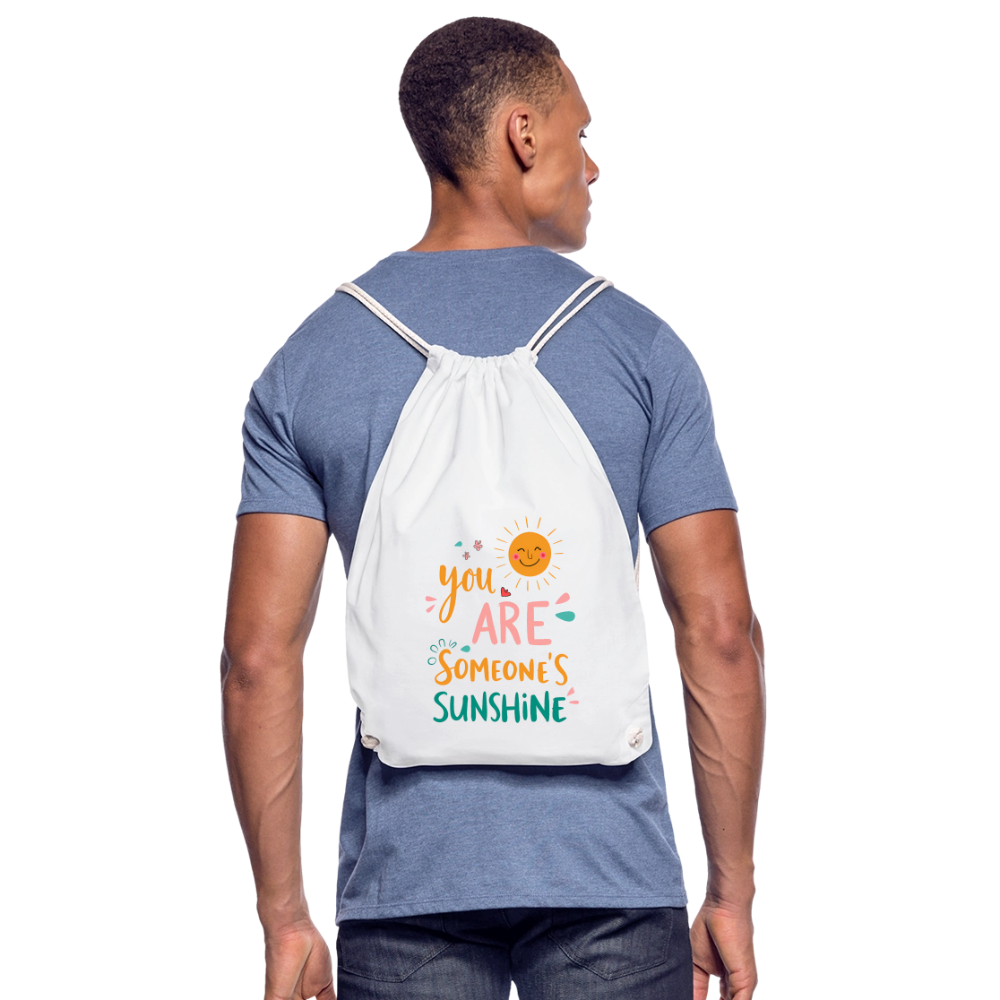 Drawstring Bag - white