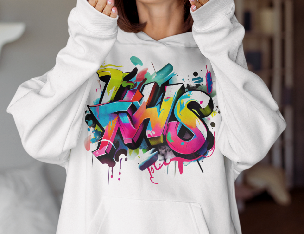 Sweatshirt graffiti sales