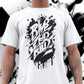 Typographic Style -  Long Body Urban T-Shirt for Men