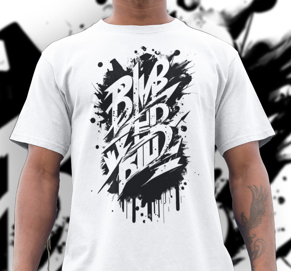 Typographic Style -  Long Body Urban T-Shirt for Men