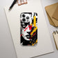 Abstraktes Gesicht - Urban Art - Telefon Slim-Case
