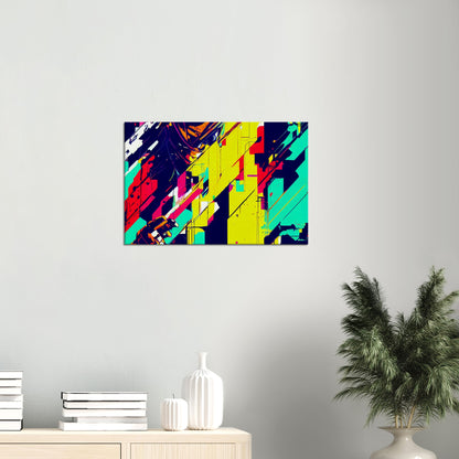 Abstract Geometry Art on Canvas