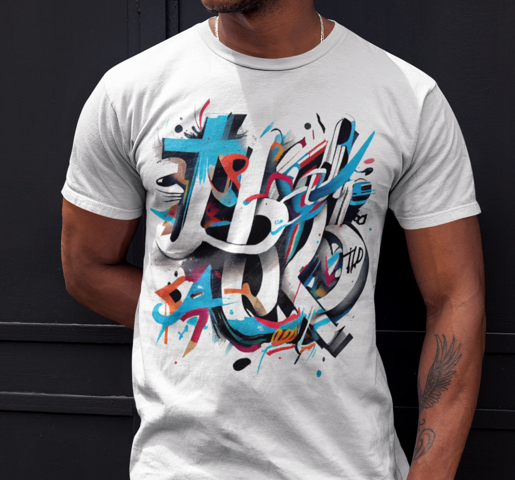 Typografie Urban Art - T-Shirt für Männer