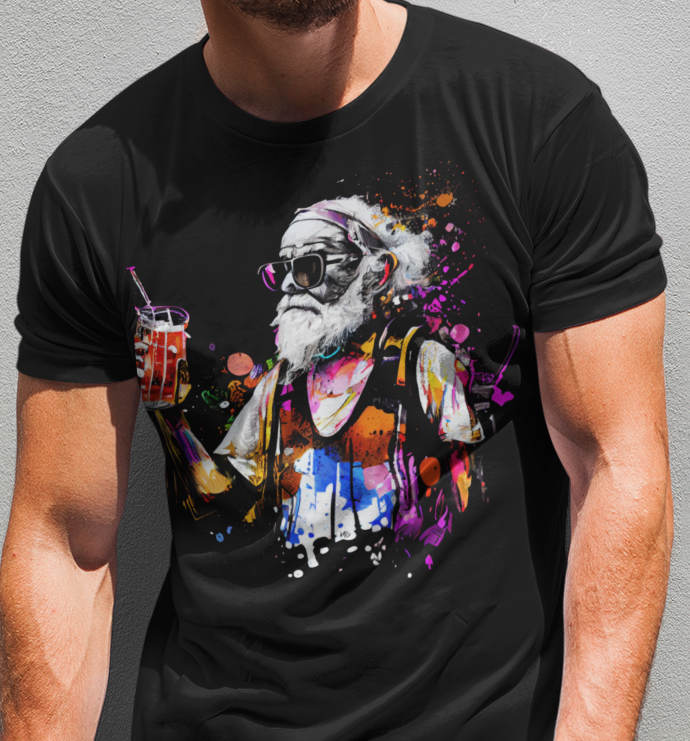 Party Santa Claus - Urban Art - T-Shirt for Men